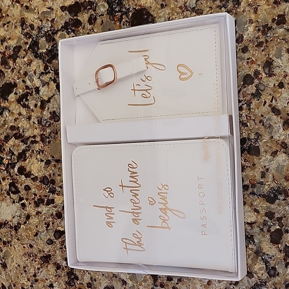Miss to Mrs. Passport  Cover &Luggage Tag Set NIB 😁